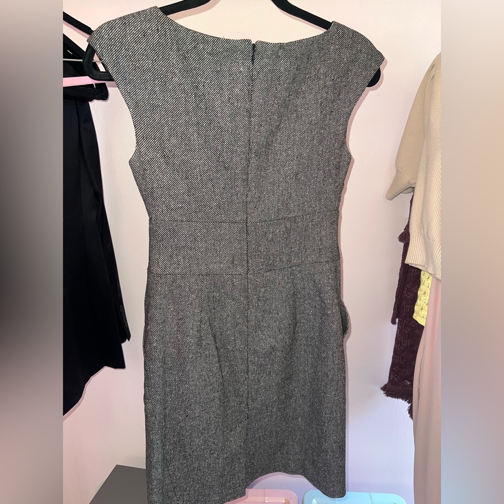 Banana Republic Gray Midi Dress - Picture 6 of 7